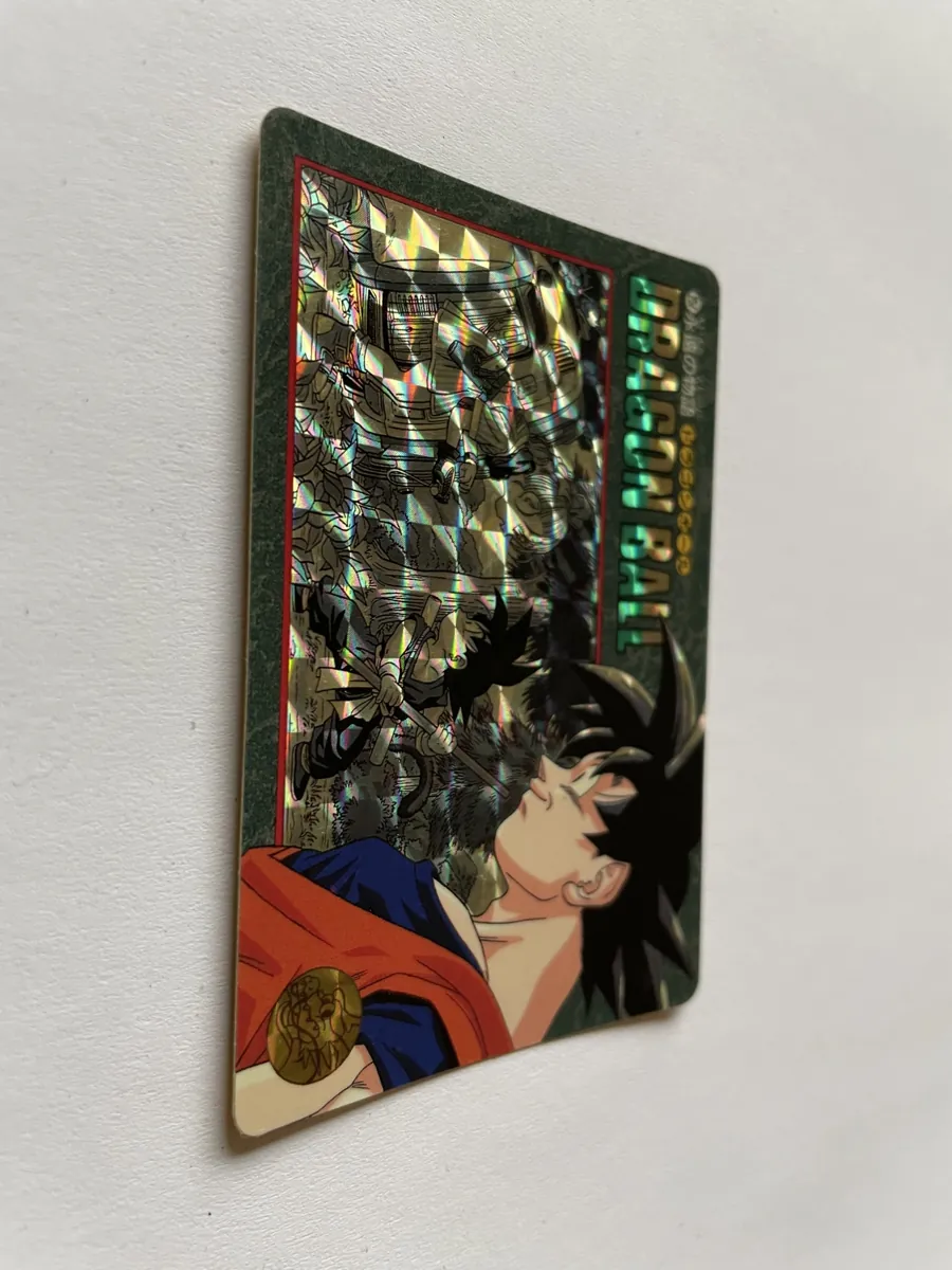Schräg, damit die Oberfläche zu sehen ist: Dragon Ball Visual Adventure (1995) Prisma-Karte